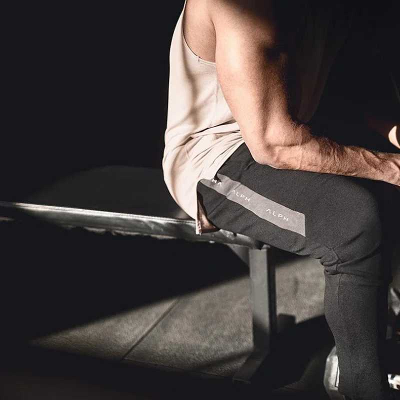 Mens Gym Fitness Workout Casual Trousers Jogging Pants Jogger Sweatpants Cotton TrackPants Fashion Brand Bottom Male CostumeXJ250303
