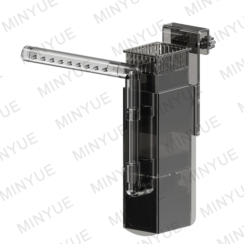 6W Aquarium Filter Surface protein skimmer Fish Tank Built-In Wall Mounted Electric Water Circulation Oil Film Processor 220V