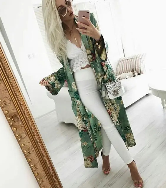 Bohemian Printed Summer Beach Wear Clothes In Kimono Cardigan Plus Size Cotton Tunic Women Tops and Blouse Shirts A147 250228