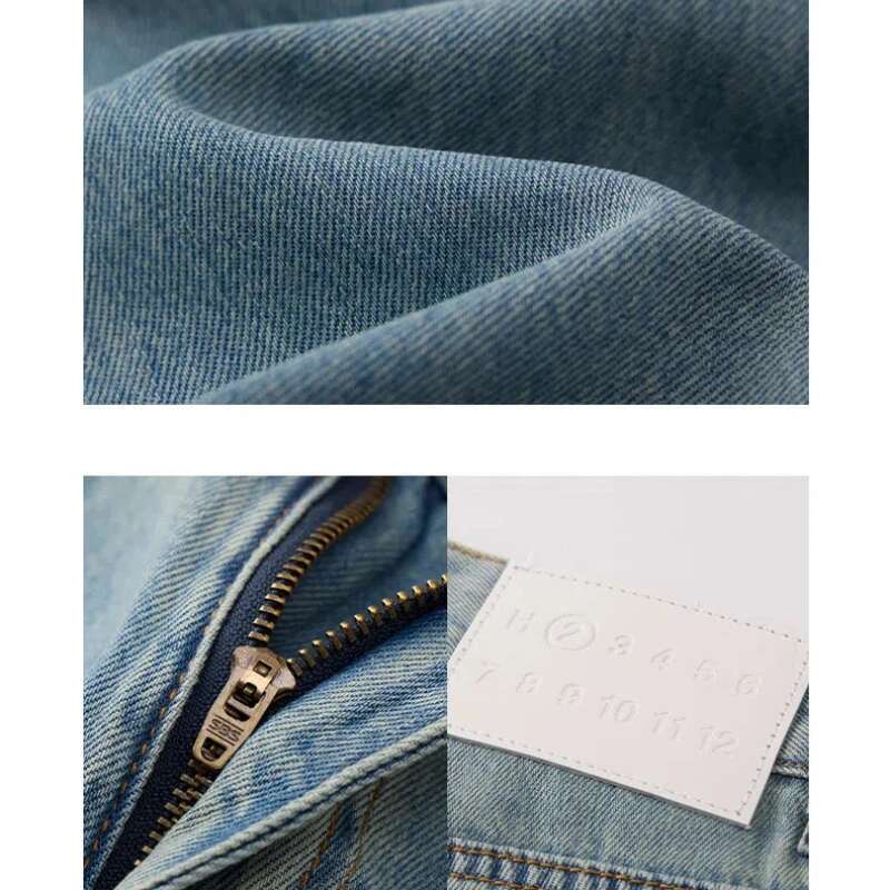 Spring-Summer Clanfit Trend-E Casual Slim Slicker Lyocell Basic All-Match Jeans