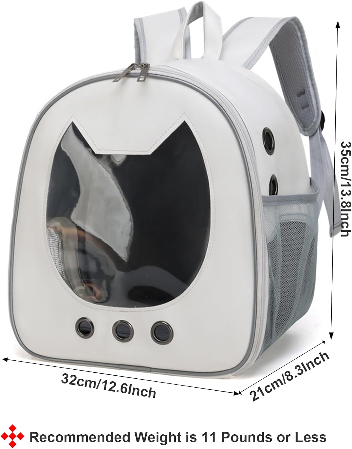Pet Supplies Outdoor Travel Puppy Dogs Cats Backpack Pet Bag Breathable Portable Space Capsule Pet Cat Carrier Backpack