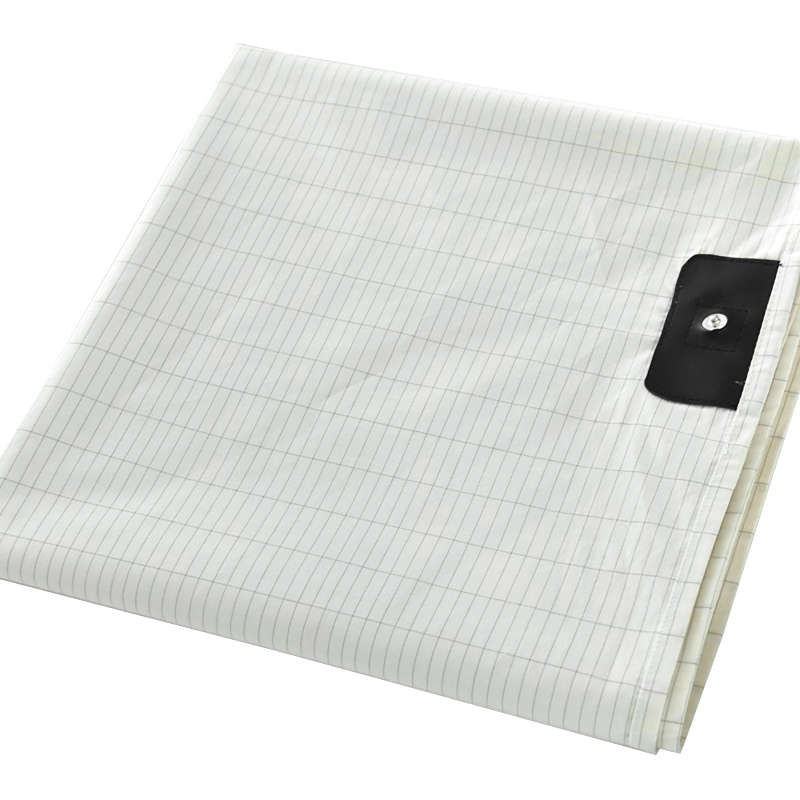 Update Grounding Bed Conductive 5% Soft Silver Fiber Flat Organic Cotton Queen Earthing Sheet For Better Healing Sleep