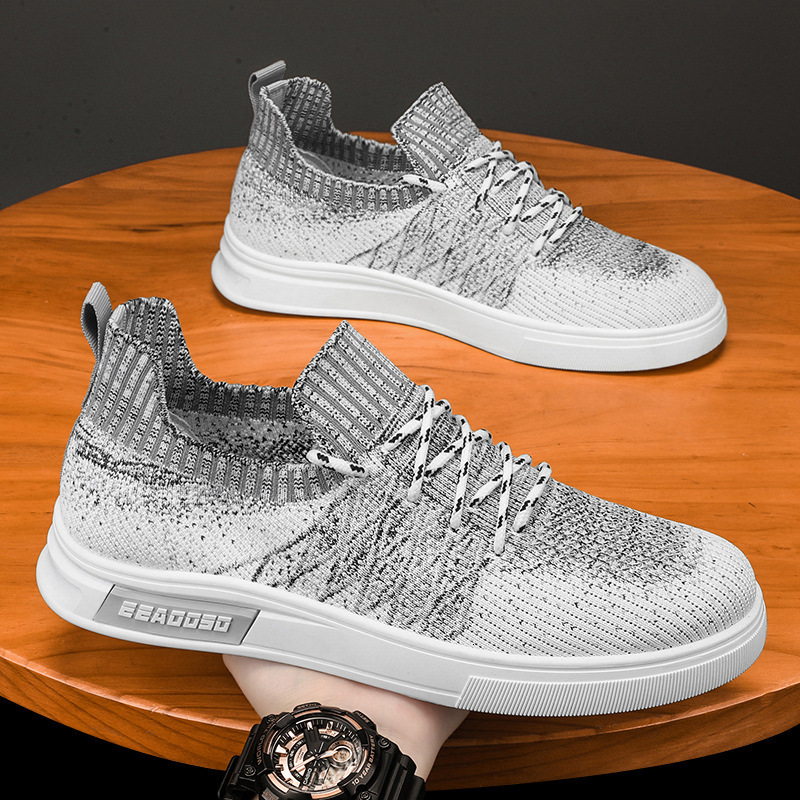 Spring New Breathable High Top Men's Designer Shoes Multifunctional And Personalized Whiteboard Shoes Thick Soled Sports And Leisure Board Shoes 