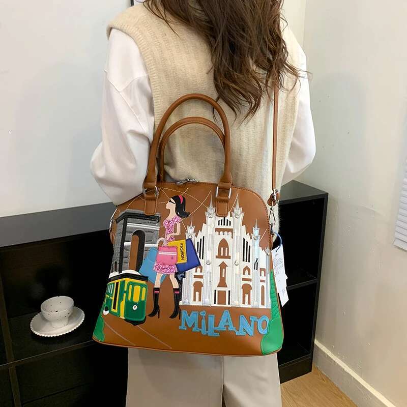 2022 Fashion Cartoon Shoulder Bags For Women Brand Messenger Bag Cute Purses And Handbags Designer Satchel Large Hobos