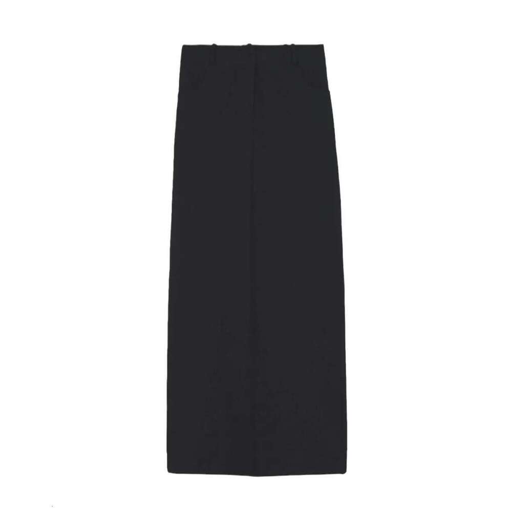 New Autumn And Winter Fashionable Commuter Style High Waist Solid Color Sheath Skirt For Women