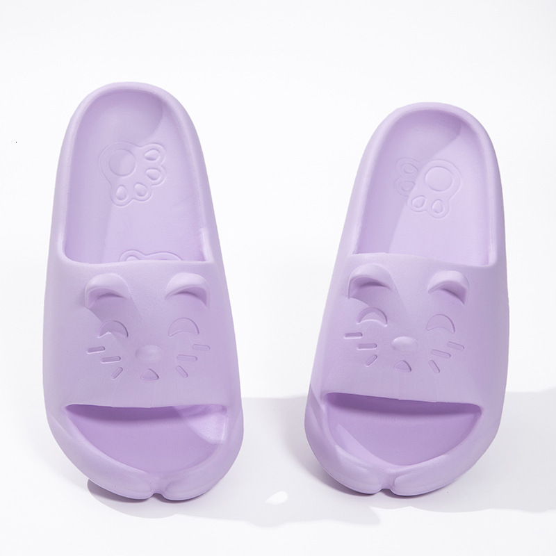 designer sandals Lucky Cat Slippers Thick 2025 Soft Bottom Anti slip Home Bathing Odorless Men's and Women's Bathroom Coolpad