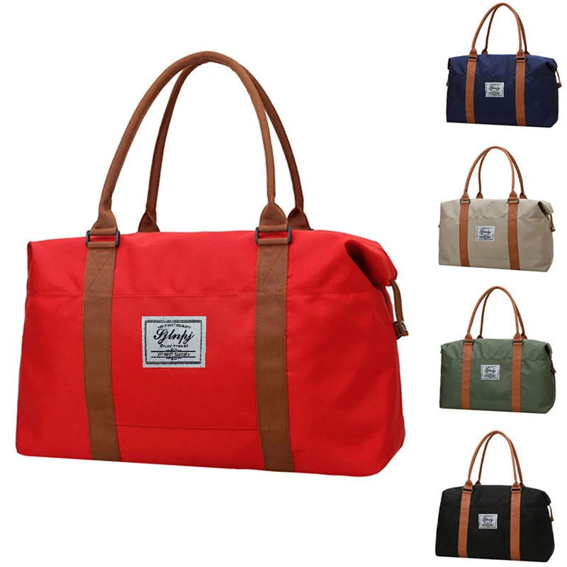 Women Travel Bag Fashion Large Capacity Cabin Tote Handbag Oxford Cloth Waterproof Shoulder Bags Female Weekend Overnight Bag 250303