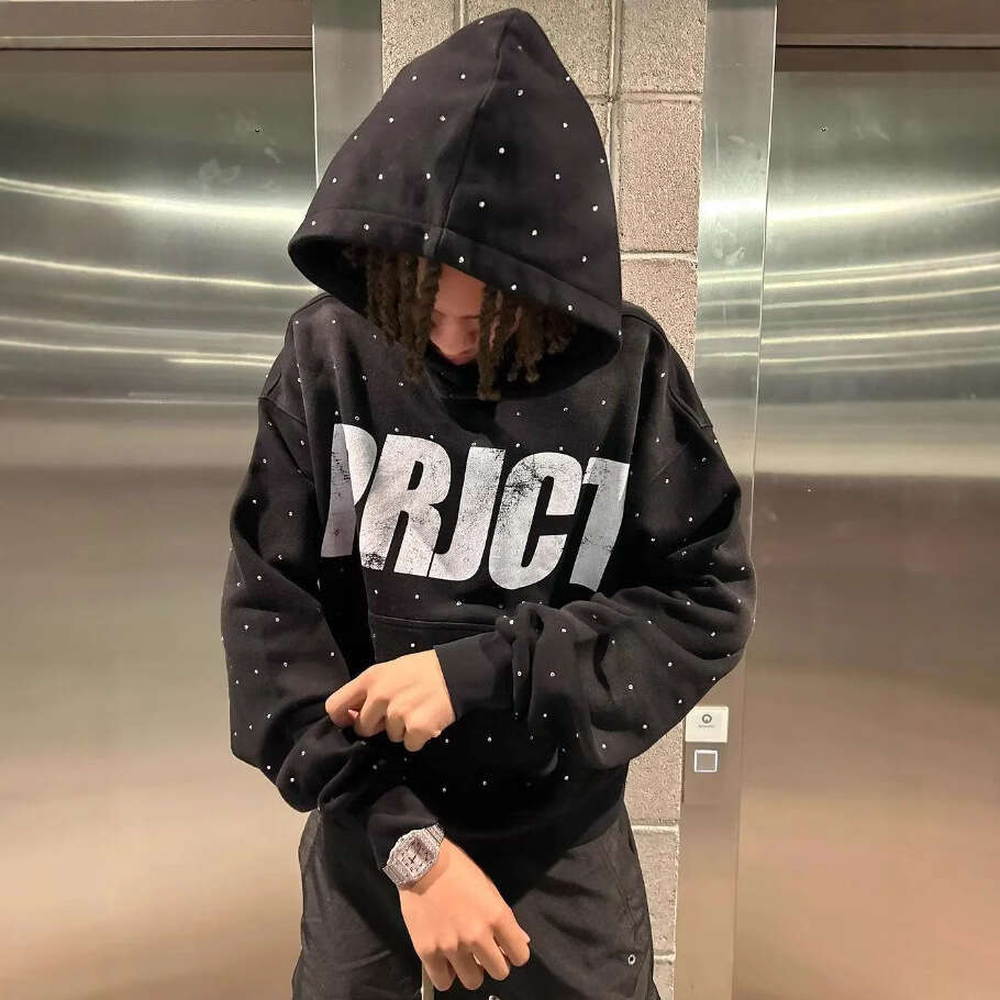 Fashion New American Letter Printed Men's and Women's High Street Hoodie