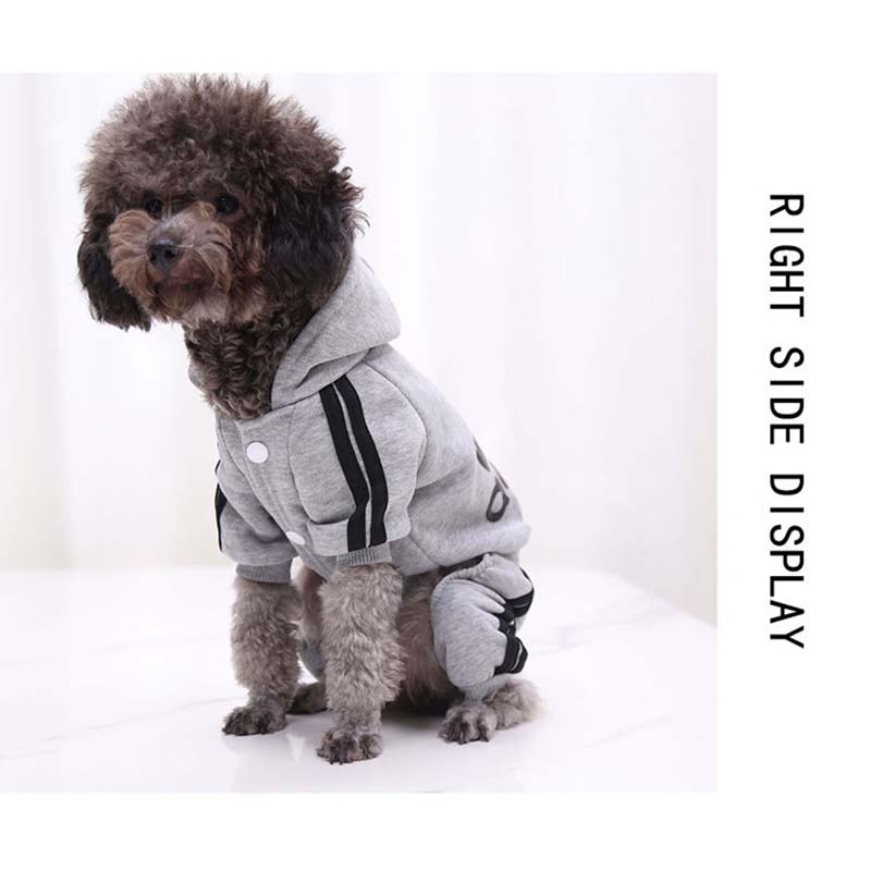 Hoodies Jumpsuit Warm Sweatshirt for Small Medium Large Jacket Clothing Pet Costume Dogs Clothes