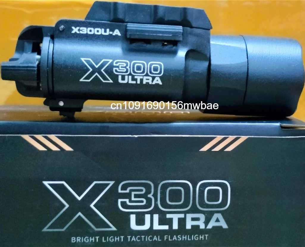 Body X300U Scout Light Gun Light Lantern Rif Strobe Flashlight Fit 20mm Rail Airsoft Hanging FlashlightHuntingXJ250303