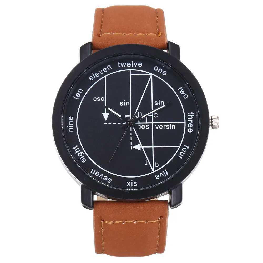 2020 unisex fashion creative womens interesting mathematical formula dial quartz watch for womenXJ250304