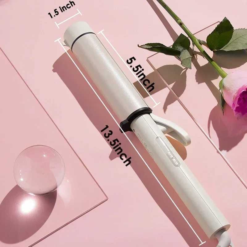 Curling Irons NOVUS 40MM Curler 4000W Negative Ion Ceramic Care Stick Wave Hair Clipper Curler Quick Heating Wave Styling Tool z250304