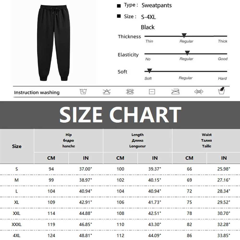 Mens Sweatpants Spring Autumn Fleece Pants Sport Long Pants Casual Drawstring Pockets Trousers Oversize Sweatpants For MenXJ250303