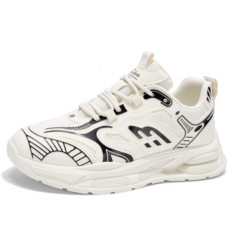 2025 Four Seasons New Designer Men s Original Lightweight Breathable Mesh Sports Korean Edition Fashion Multi Functional Thick Soled Running Shoes