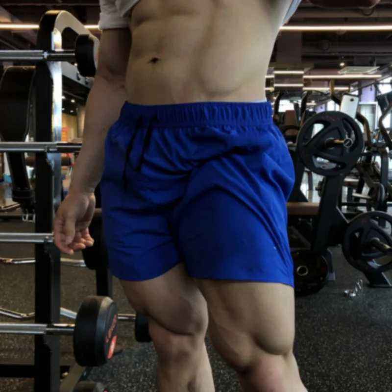 Solid Casual Quick Dry Sports Shorts For Men Summer Gym Fitness Football Running Shorts Mens Short Trousers Beach Holiday ShortsT250304