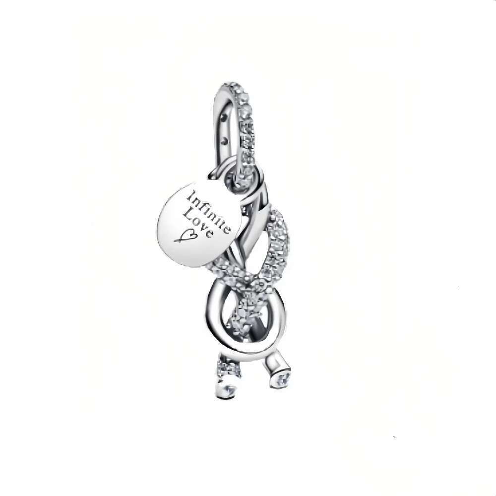 925 Sterling Silver 2025 Mother's Day All Kinds Of Heart Charms Bead Pendant Fit Necklace Bracelet DIY Jewelry For Mom Women G