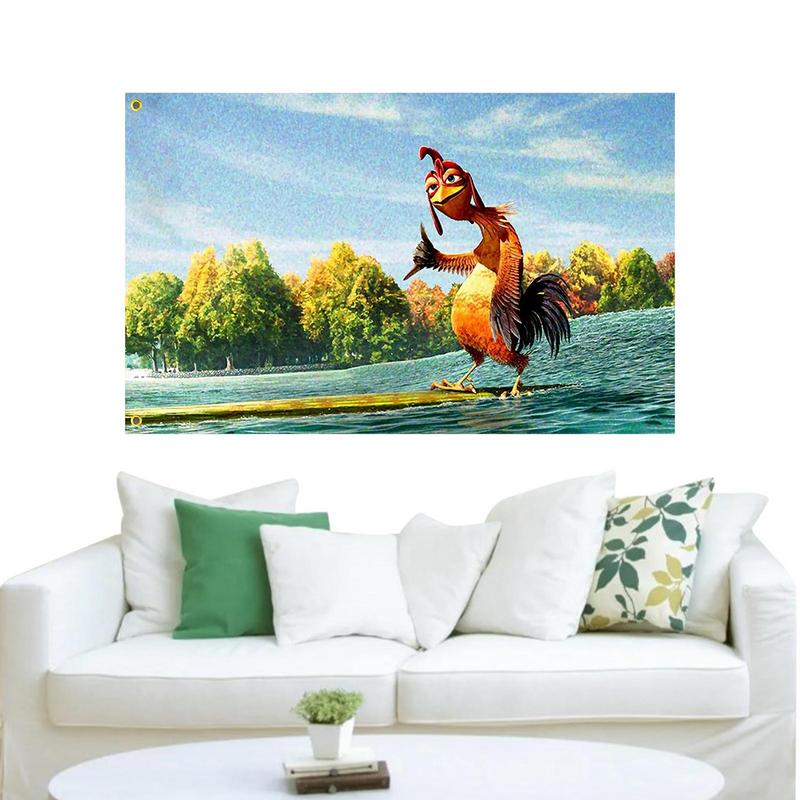 Chicken Joe Tapestry Outdoor Chicken Flag Wall Art Decor Decorative Chicken Jie Wall Tapestry Aesthetic Home Decor For Garden