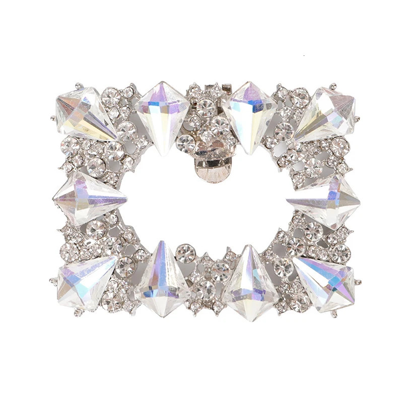 1Pcs Detachable Womens Shoes Metal Decorative Shoe Clip Shoe Clip DIY Accessories High Heels Jewelry Bride Wedding Shoes 250218