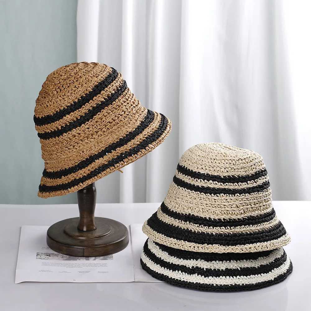 Patchwork sun hats C female Womens hat Summer hat womens summer hat 2022 luxury brand womens cs beach hat visor str hatXJ250304