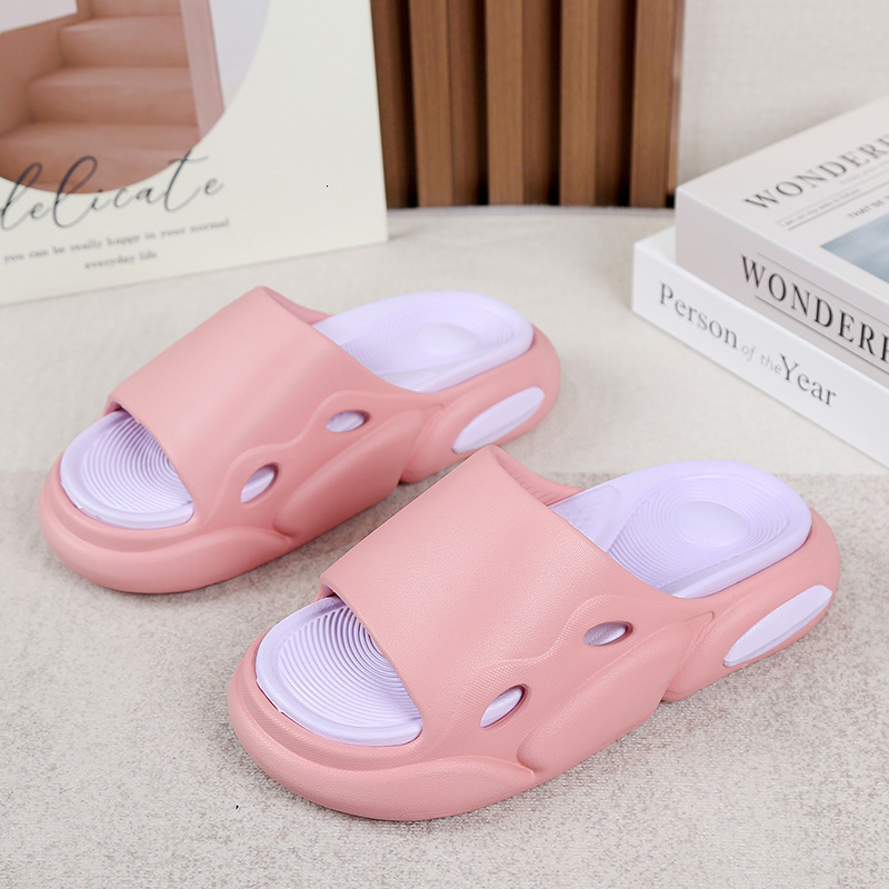 new sandals, men's shoes soft thick sole, straight drag, summer outdoor trendy designer sandals