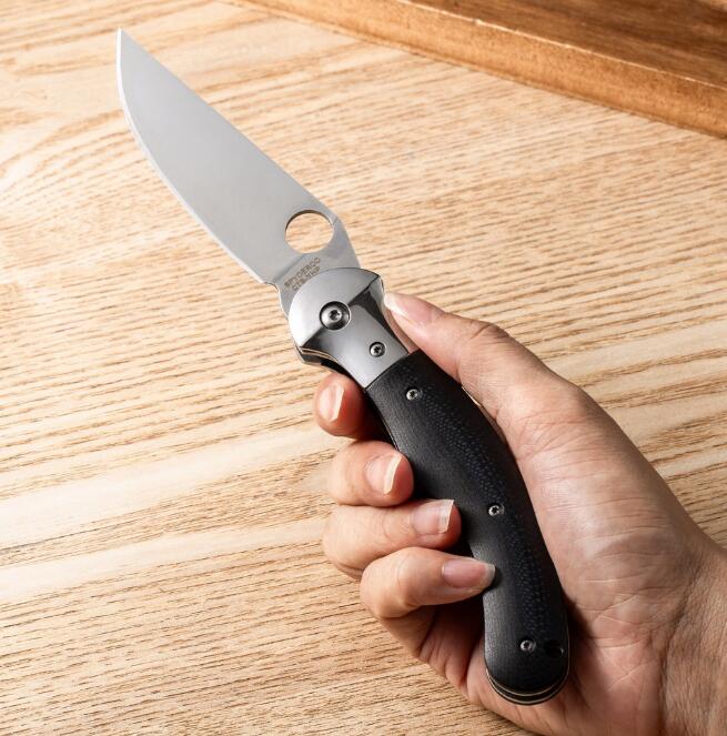 Outdoor Stainless Steel Folding Knife High Hardness Portable EDC Camping Pocket Knife Hiking Travel Self Defense Survival Knife