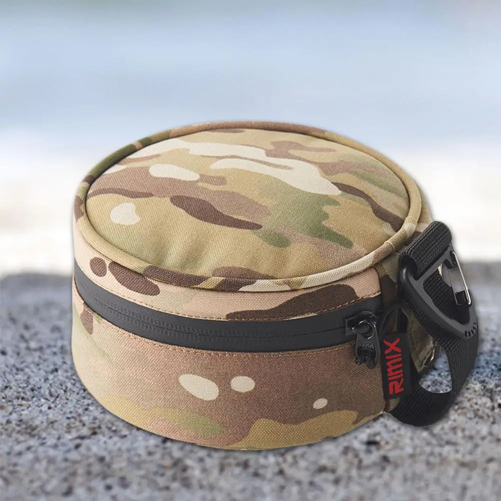 Ship from US Carrying Storage Bag Green Portable Tableware With Zipper Camping Organizer Accessories Triangle Ho 250304FBB