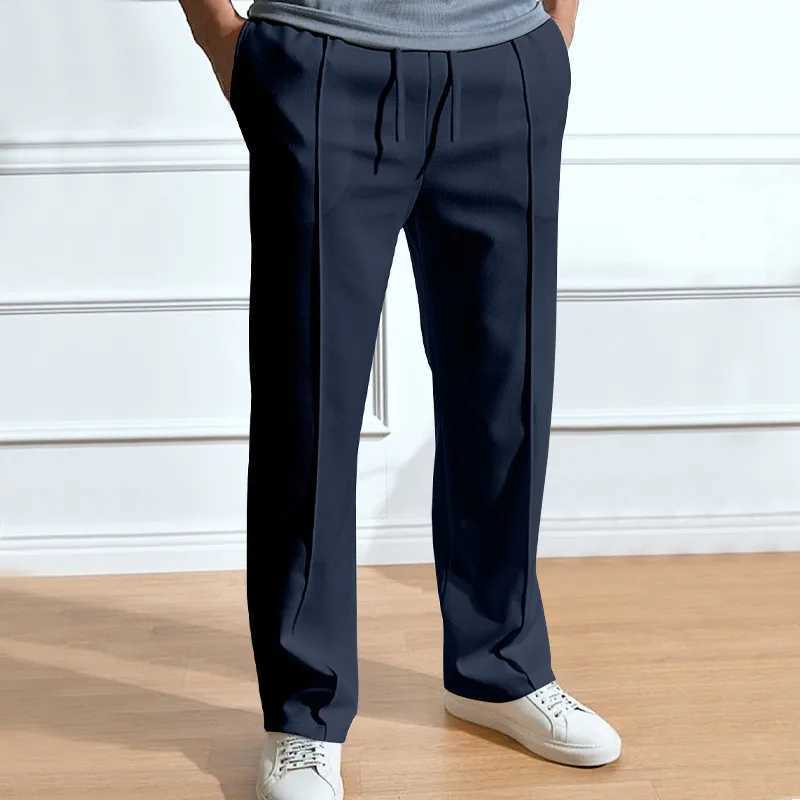 Mens sports pants soft and comfortable loose and wide legs Trouser sports runners straight leg pants loose pocketsXJ250303