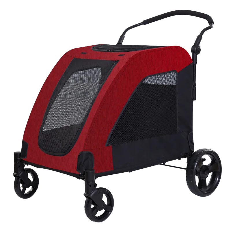 Premium Dog Stroller for large dogs, Extra Large Pet Stroller for Medium Dogs Foldable, Easy assemble Dog Wagon
