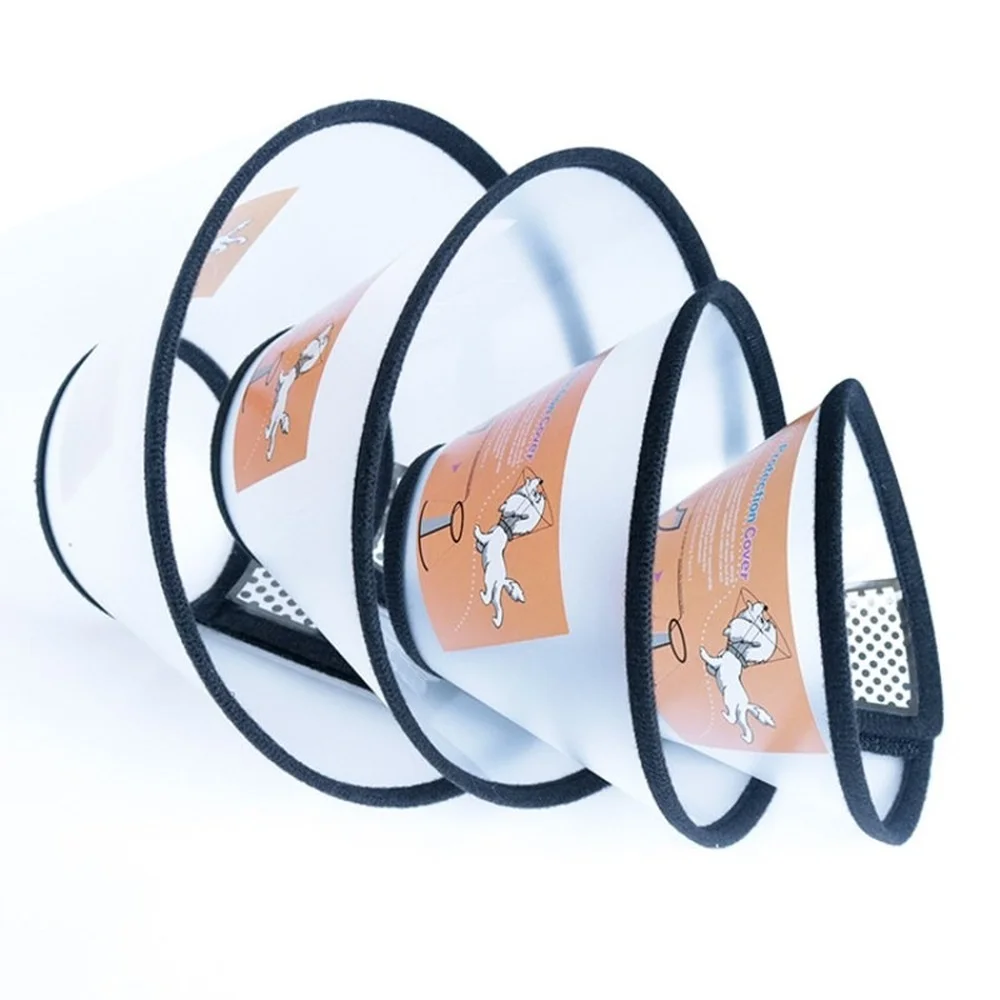 Pet Protective Collar For Small Large Dogs Anti Bite Grasping Licking Collar Puppy Cat Recovery Cone Ring Pets Care Accessories
