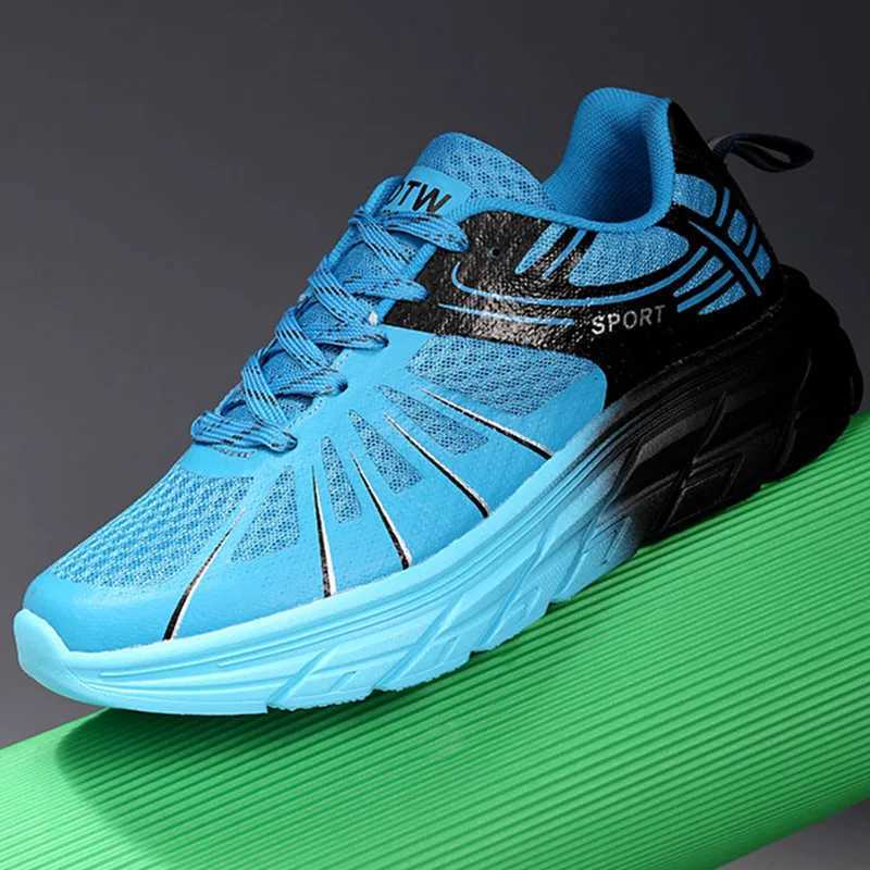 Running Shoes Men Mesh Flat Lightweight Outdoor Sports Casual Walking Shoes Lace-up Cfortable Sneakers for Men Z250304