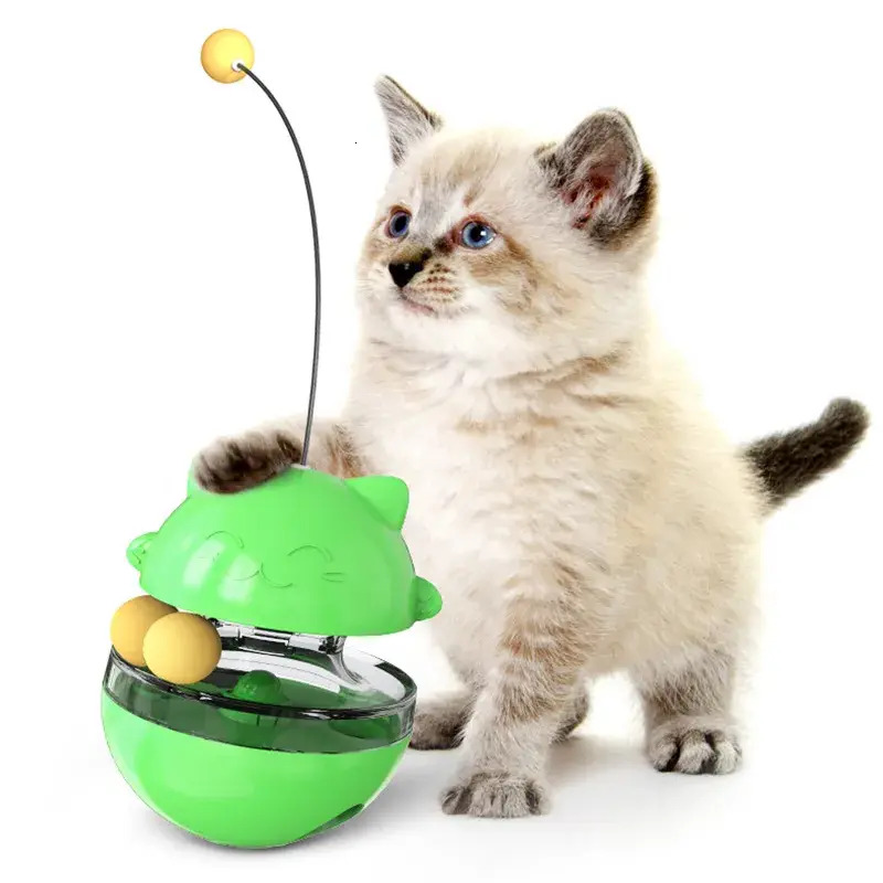 Update 2025 New Feeding Ball, Teasing Stick, Tumbler Cat Wheel Toy, Self Hi Artifact, High Quality Pet Supplies Wholesale, Free Shipping