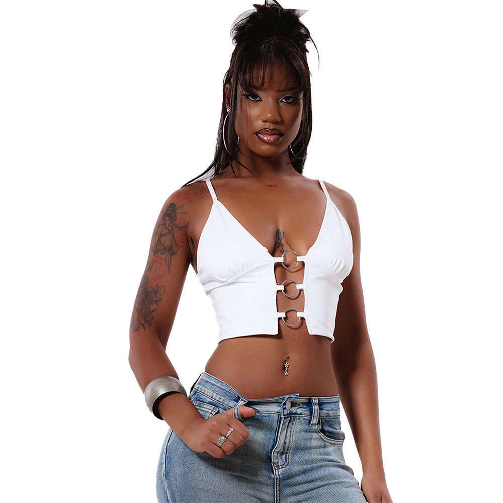 Hot and Spicy Women's Clothing 2025 Spring/Summer New Sexy T-shirt Short Style Show Body Top