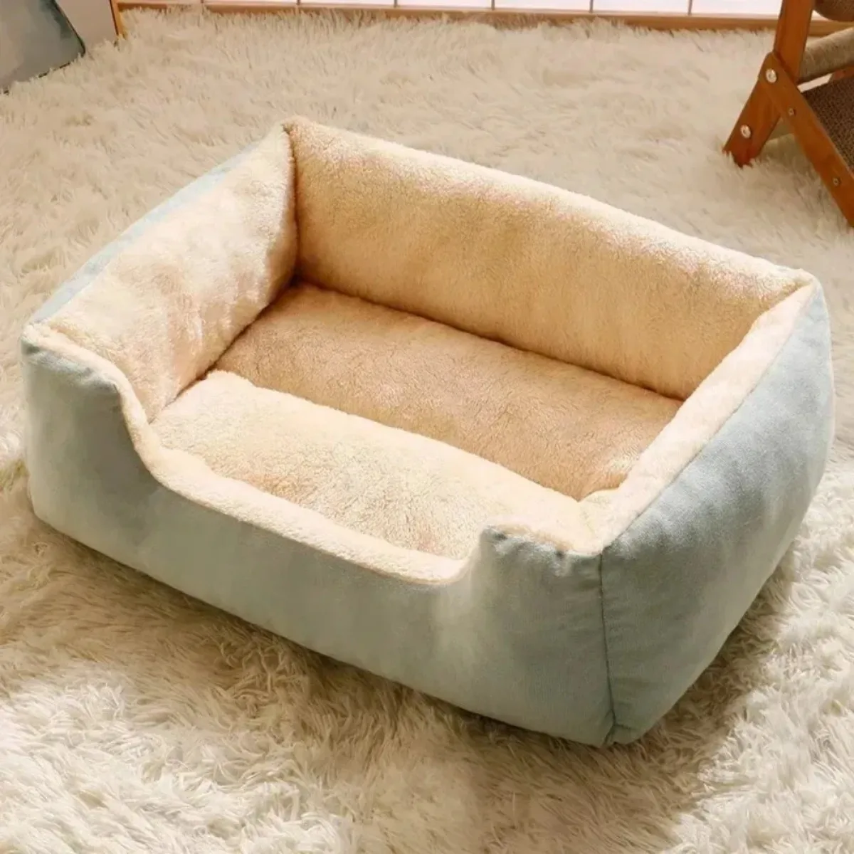 Cat Beds Dog Sofa Universal Soft Comfortable Square Kennel Washable Plush Medium Small Dog Bed House Pet Supplies Accessories