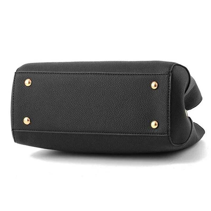 Elegant Women Messenger Bags With Flower Pendant Office Ladies Totes Pure Handbag For Female Crossbody Shoulder Bags Z250303