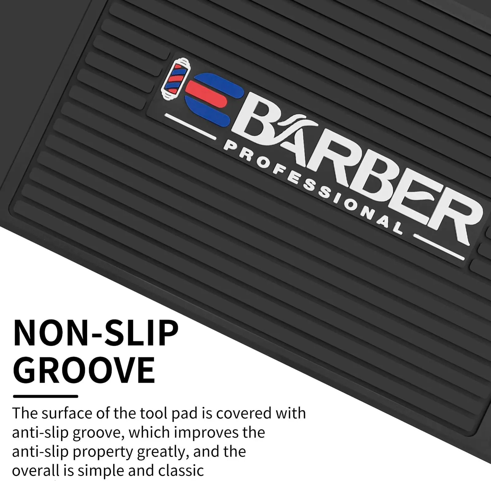 4/6grid Magnetic Anti-skid Pad Clippers Scissors Trimmers Holder Tray Silicone Storage Table Mat Heat Resistant Barber Tools 250304