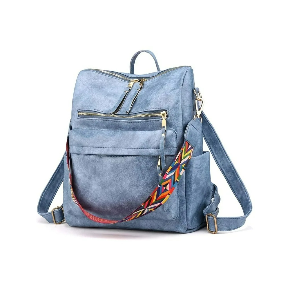 Ship from US Backpack Purse for Women Fashion Multipurpose Design Handbag Ladies Shoulder Bags 250304FBB
