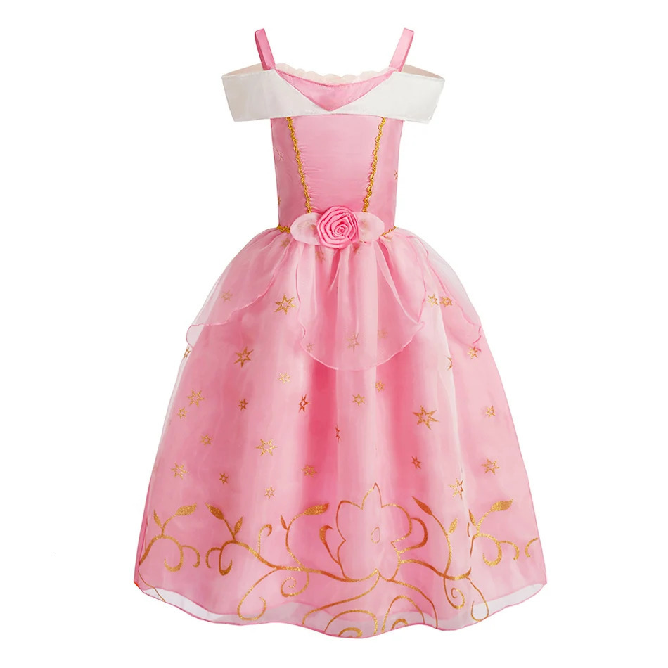 Little Girls Rapunzel Bell Dress Up Kids Princess Pageant Dresses Christmas Cosplay Birthday 250303