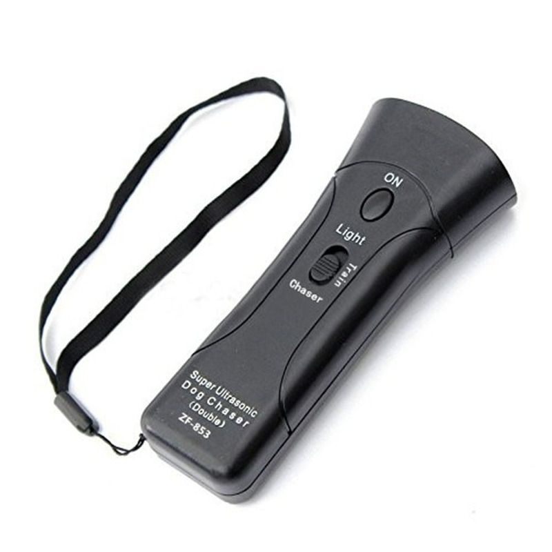 ZF-853 Pet Dog Repeller Anti Barking Stop Bark Training Device Trainer LED Ultrasonic Anti Barking Ultrasonic Without Battery