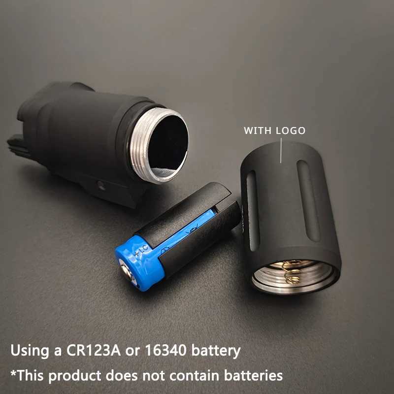 PL350 V2 Flashlight 16340 18350 Tactical Pistol Gun Light High Power Metal Lamp Fit 20mm Picatinny Rail Airsoft HuntingXJ250303
