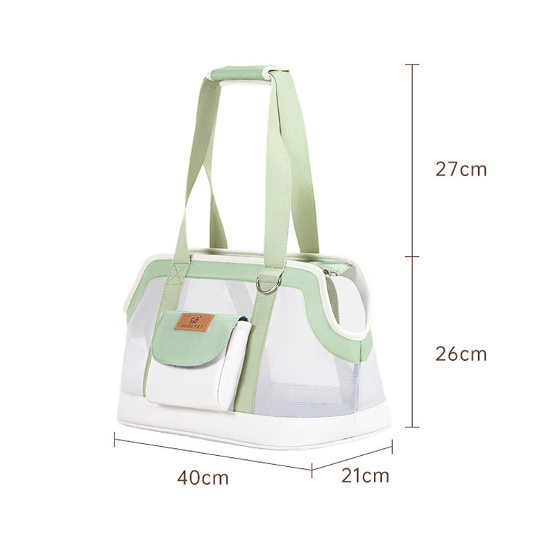 Cat Bag Soft Side Carrying Portable Mini Dog Carrier Bag Outgoing Travel Breathable Pets Handbag Transport Bag