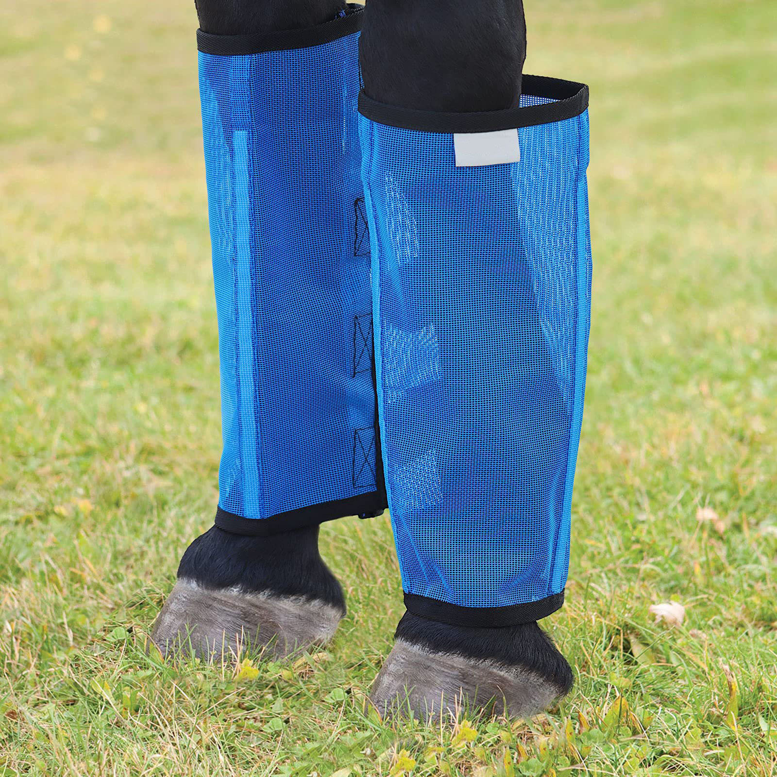 Horse Fly Boots 4 Pieces Breathable Mesh Fly Boots For Horse Breathable With Natural Air Flow Greatly Reduce Stomping