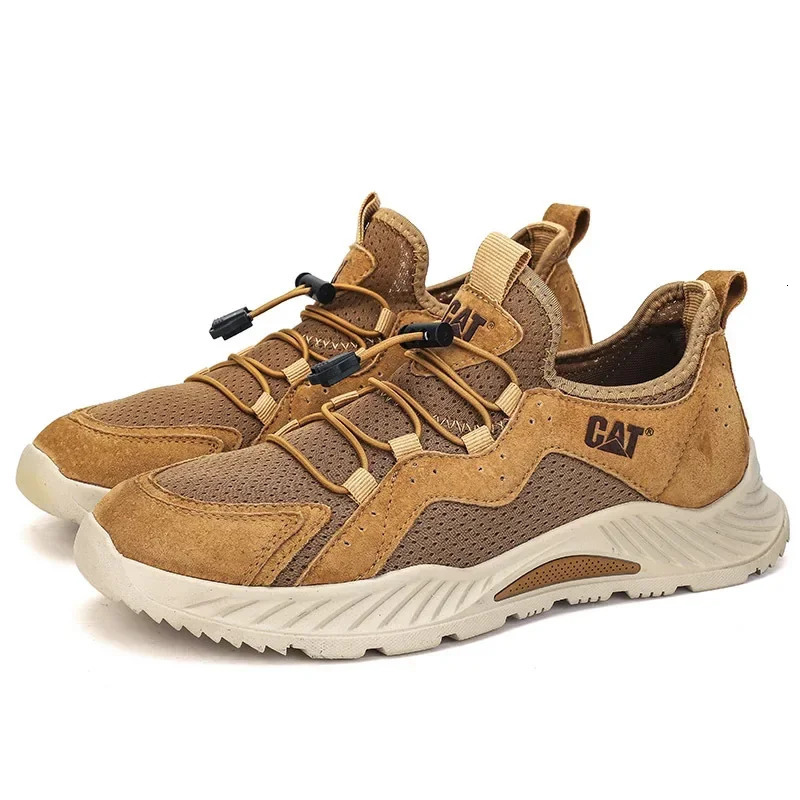 High Quality Causal Shoes for Men Brown Sneakers Male Fashion Breathable Men Causal Shoes Comfortable Men Driving Shoes 250228