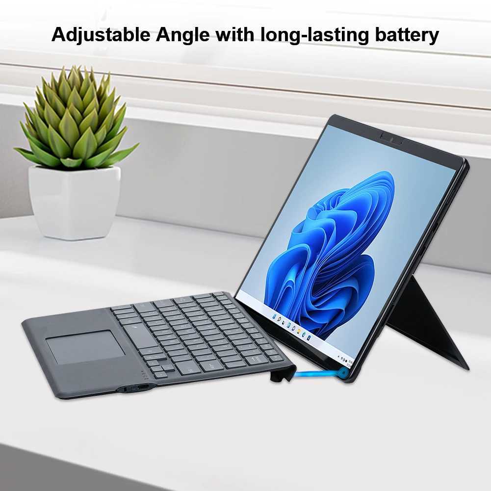 Wireless Keyboard -Compatible Magnetic Type C Charging Ultra-Slim Keyboard for Surface Pro 8/9/X/10/11 Z250304
