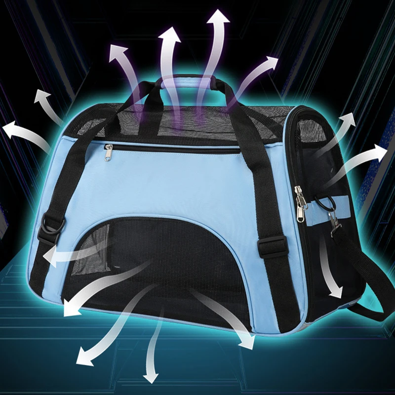 Portable Pet Puppy Travel Bag Pet Backpack Rucksack Breathable Mesh Small Dog Cat Dog Outdoor Tent Backpack Outdoor Pet Handbag
