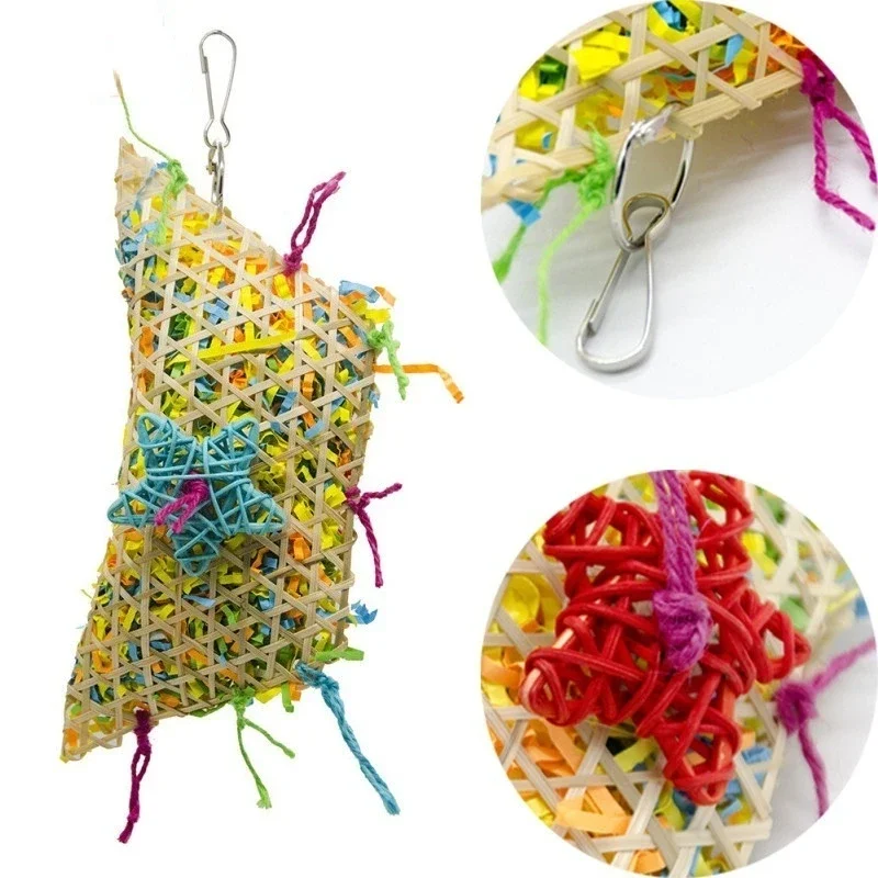 Stimulating Wooden Bird Chewing Activity - Safe & Fun Interactive Toy