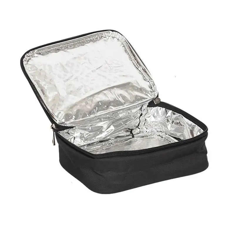Ship from US Portable Car Electric Heating Lunch Box Food Warmer Container Outdoor Camping Bag Heater For Picnic Travel 250304FBB