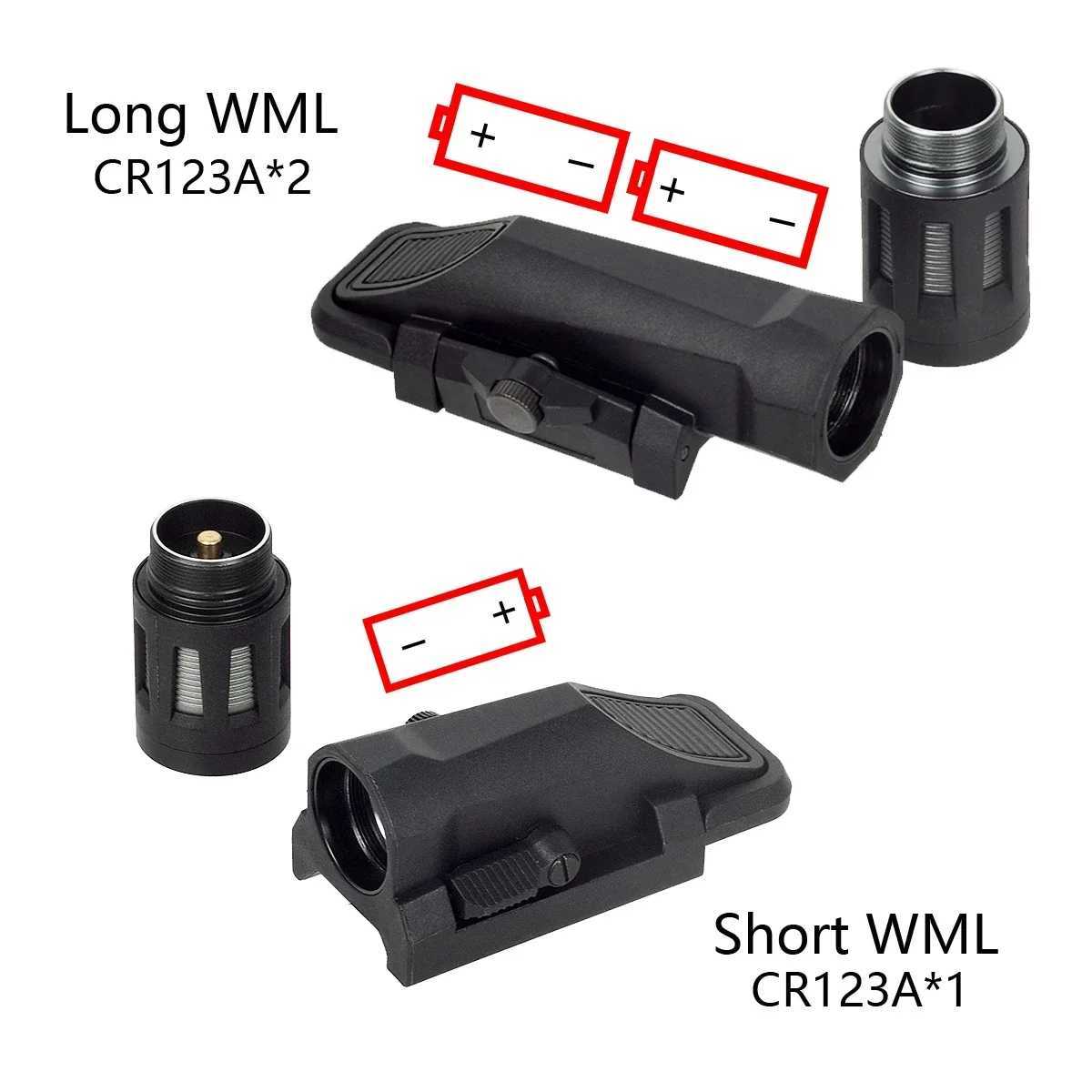 Tactical APL APL-C WML Nylon Weapon Gun Light Hunting Airsoft Rif D Strobe Torch Flashlight For 20mm Picatinny RailXJ250303