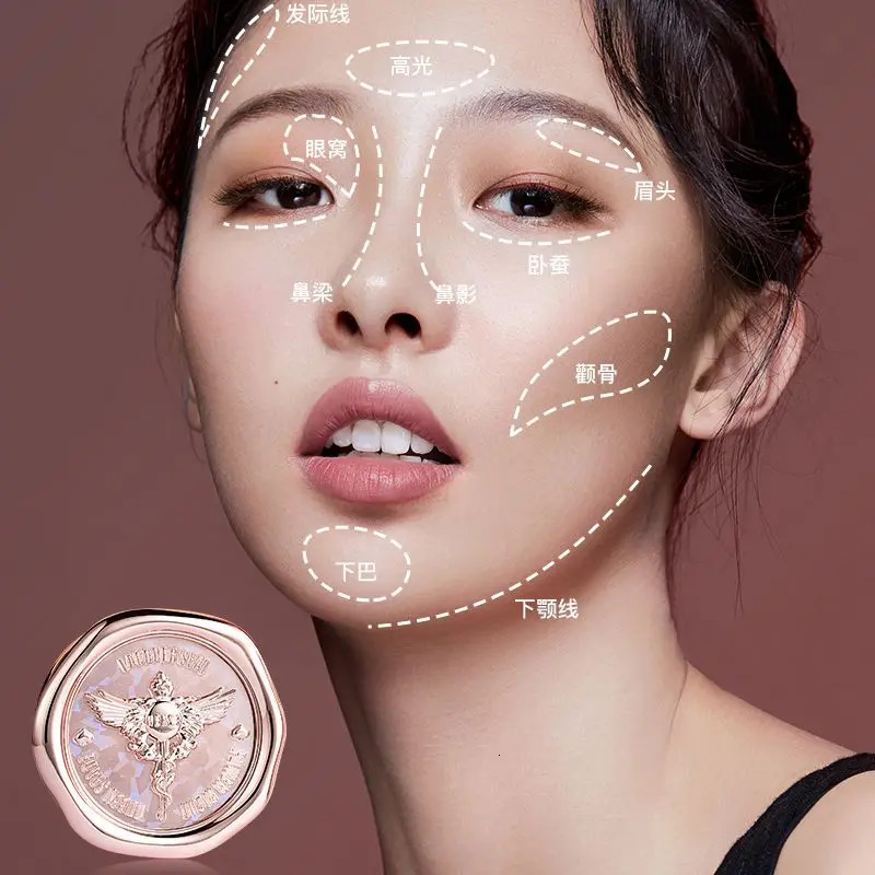 HEXZE Contour Palette Matte Highlight Facial Contouring Natural Stereoscopic Nose Shadow Side Shadow All-in-One Palette 250227
