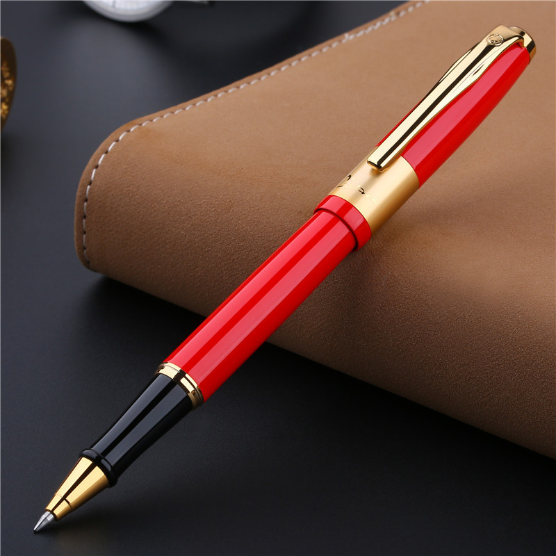 High Quality Picasso black / red / sky blue metal Roller ball pen school office stationery classic writing ball pens For business gift