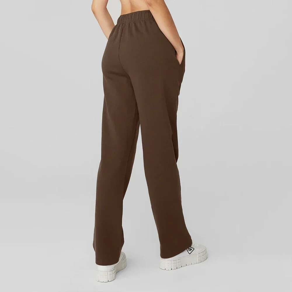 LO Yoga Accolade Sweatpant Women's Loose Straight Wide Leg Outdoor Casual Tracksuit Pants
